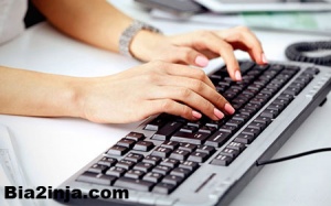 روش تایپ ۱۰ انگشتی با صفحه کلید