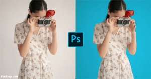 نحوه تغییر رنگ پس زمینه در فتوشاپ در سه روش مختلف