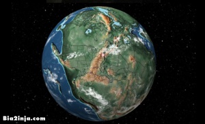 محل قرار گیری شهرها پیش از رانش قاره ها