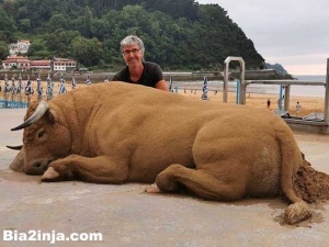 مجسمه های شنی حیرت انگیز