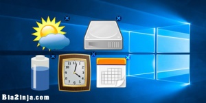 نحوه دریافت ابزارک های ویندوز ۱۰ بر روی دسکتاپ